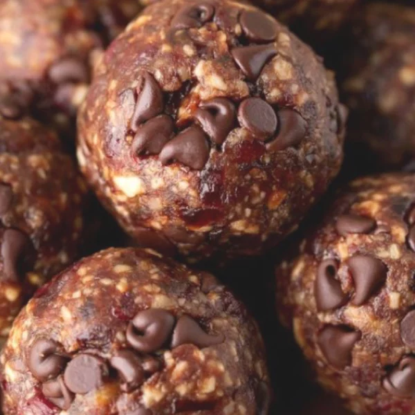 cherry chocolate protein balls